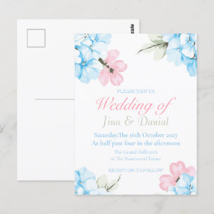 Postal Hydrangeas Pastel Bloom