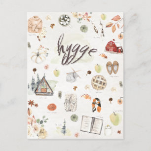 Postal Hygge Fall Otoño Octubre 