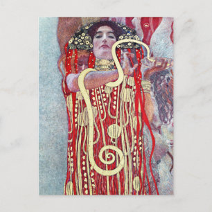Postal Hygieia por Gustav Klimt