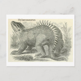 Postal Hylaeosaurus Dinosaurios Ilustración