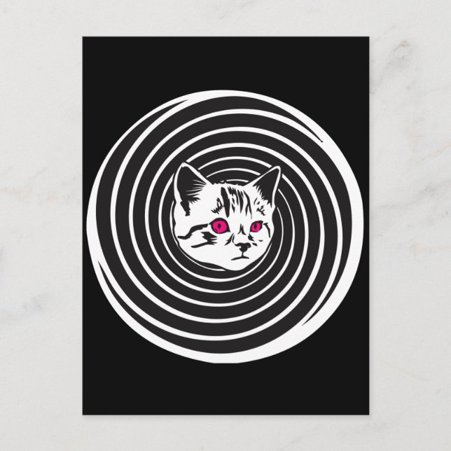 Postal Hypno-Cat (Anverso)