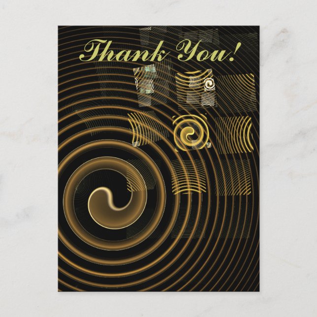 Postal Hypnosis Gracias Postcard (Anverso)