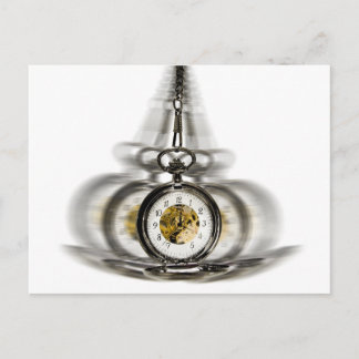 Postal Hypnosis Spinning Clock