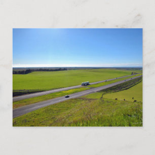 Postal I-5 Valle de San Joaquín, California Central
