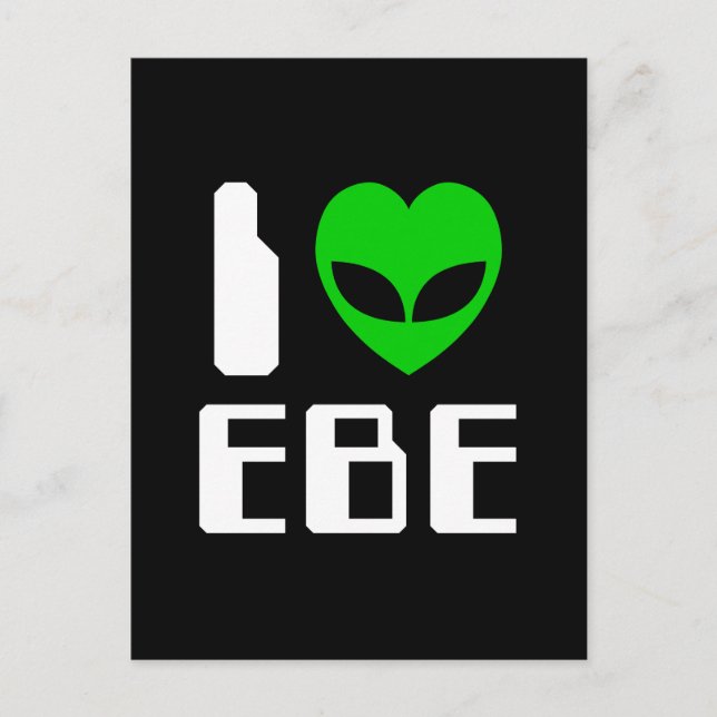 Postal I Alien Heart EBE (Anverso)