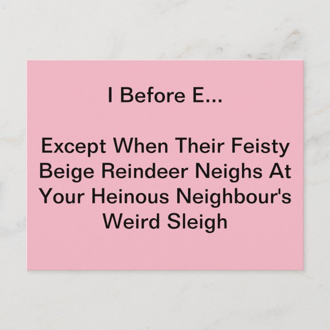 Postal I Antes De La Postcard (Anverso)