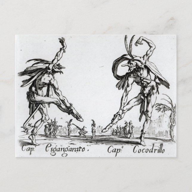 Postal I Balli de Spessanei o Le Grande Chasse (Anverso)