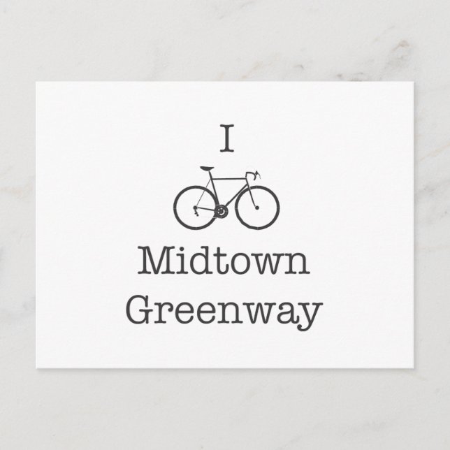 Postal I Bike Midtown Greenway (Anverso)