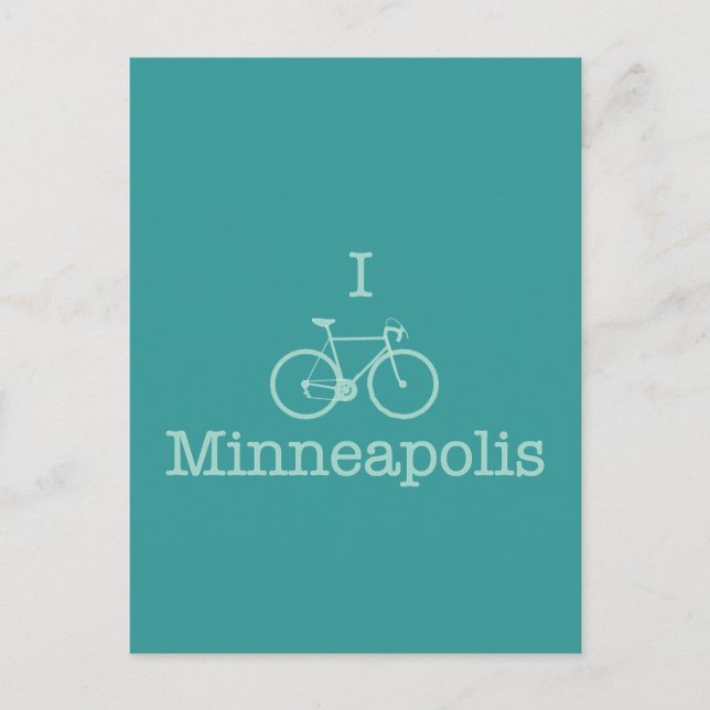 Postal I Bike Minneapolis (Anverso)