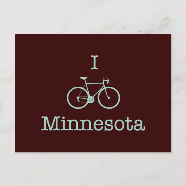 Postal I Bike Minnesota (Anverso)