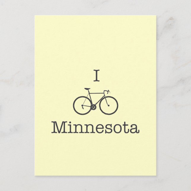 Postal I Bike Minnesota (Anverso)