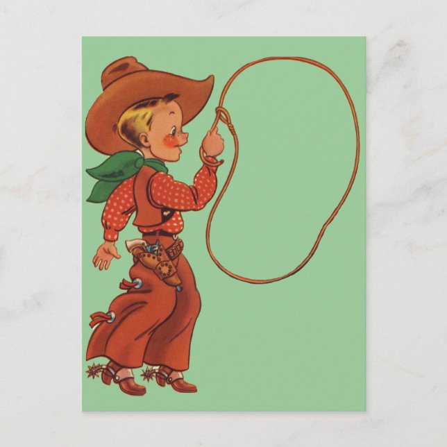 Postal I Can Lasso (Anverso)