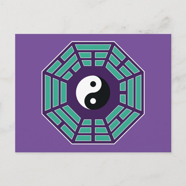 Postal I Ching Yin Yang (Anverso)