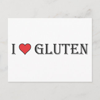 Postal I gluten del corazón - fondo claro