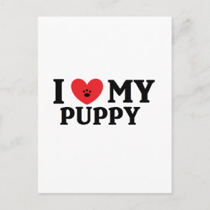 Postal I H My Puppy