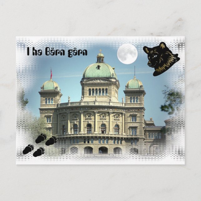 Postal I ha Bärn gärn Postkarte (Anverso)