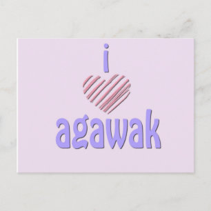 Postal I Heart Agawak