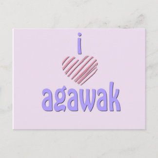 Postal I Heart Agawak