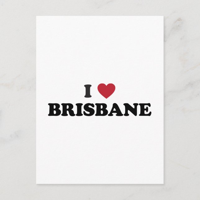 Postal I Heart Brisbane Australia (Anverso)