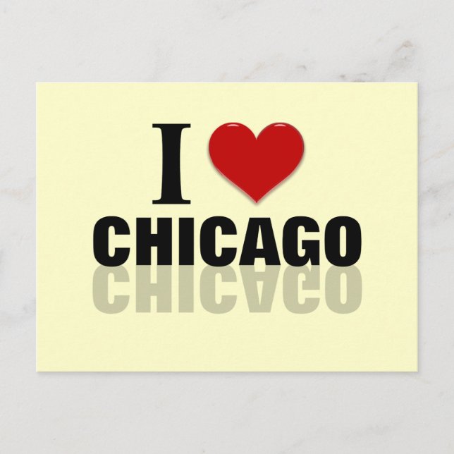 Postal I Heart Chicago (Anverso)