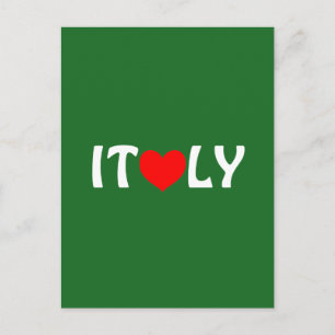Postal I Heart Italy
