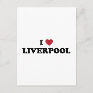 Postal I Heart Liverpool England