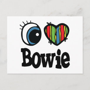 Postal I Heart (Love) Bowie