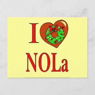 Postal I Heart (Love) NOLA,