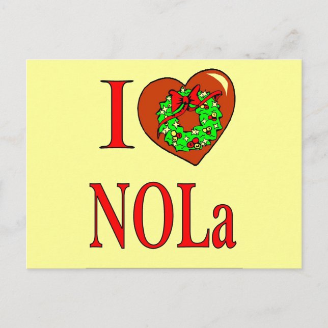 Postal I Heart (Love) NOLA, (Anverso)