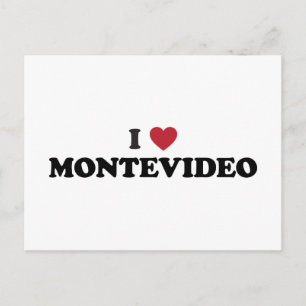 Postal I Heart Montevideo Uruguay