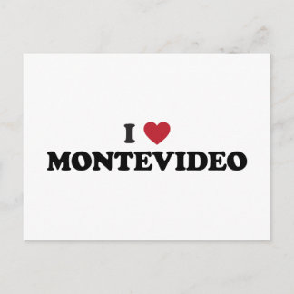 Postal I Heart Montevideo Uruguay