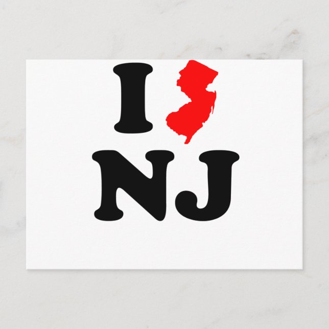 Postal I Heart NJ (Anverso)