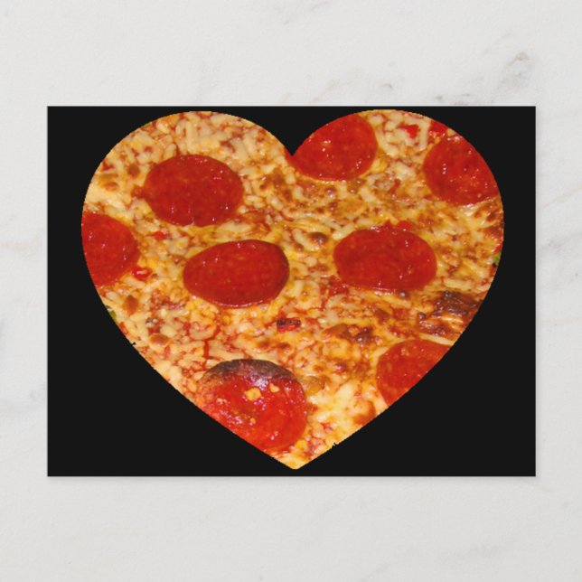 Postal I Heart Pizza (Anverso)