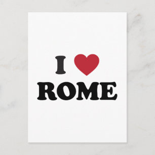 Postal I Heart Rome Italia