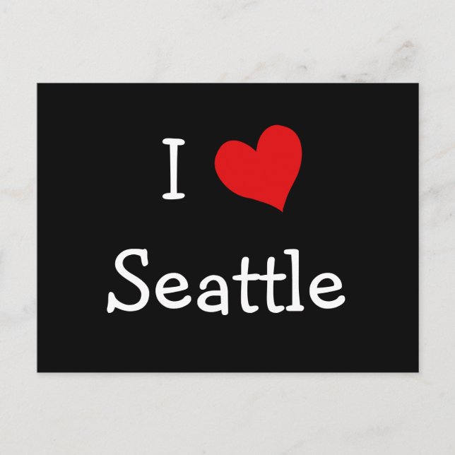 Postal I Heart Seattle (Anverso)