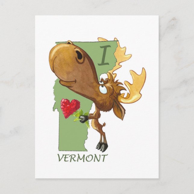 Postal I Heart Vermont Postcard (Anverso)