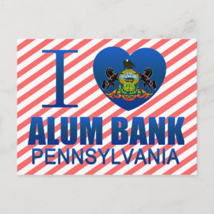 Postal I Love Alum Bank, PA