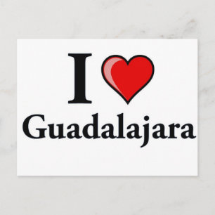 Postal I Love Guadalajara