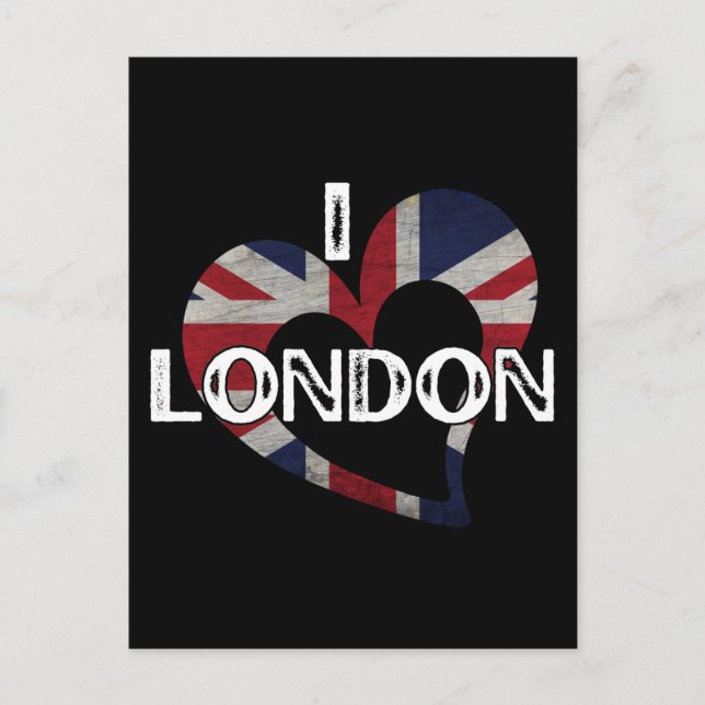 POSTAL I LOVE LONDON (Anverso)