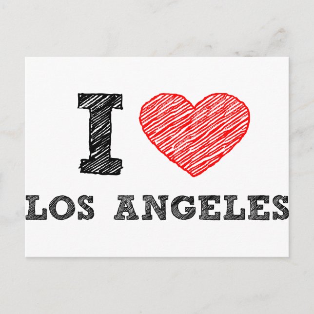 Postal I Love Los Angeles (Anverso)