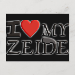Postal I love my Zeide