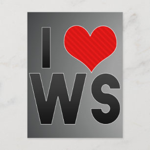 Postal I Love WS