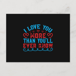 Postal I love you more than