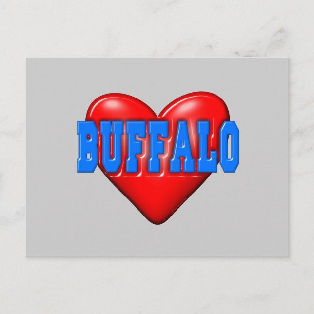 Postal I LoveBuffalo (Anverso)