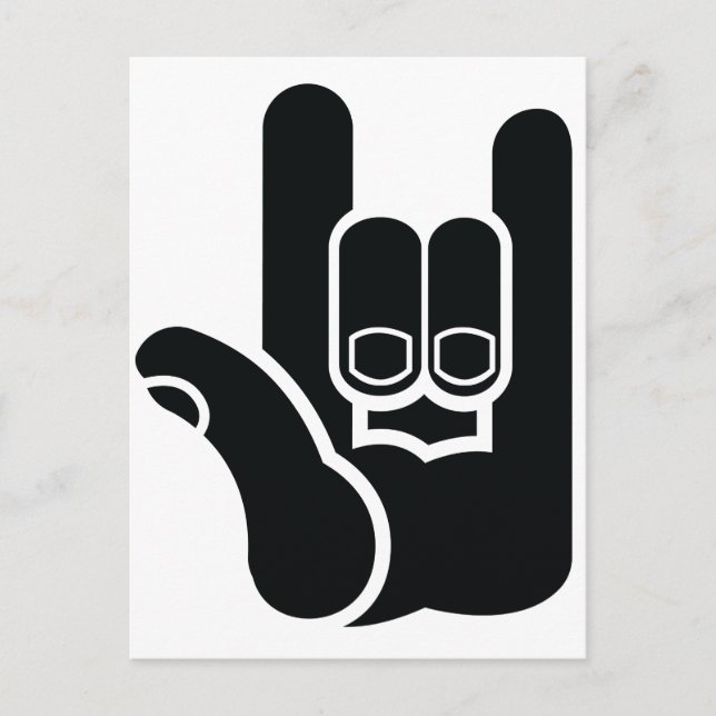 Postal I rock (Anverso)