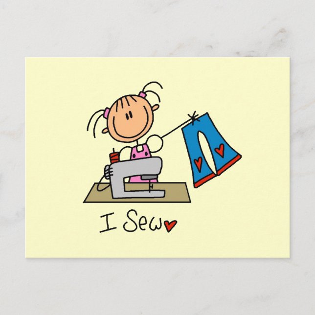 Postal I Sew (Anverso)