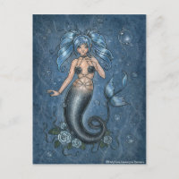 I Srta. You Mermaid Postcard