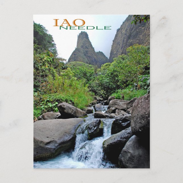 POSTAL IAO NEEDLE (Anverso)