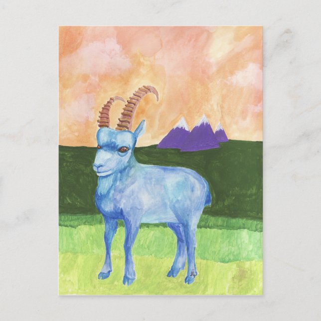 Postal ibex (Anverso)