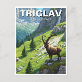 Postal Ibex en el Parque Nacional Triglav Viajes Esloveni